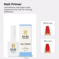 Bolt Bee Professional Natural Acid-Free Primer for Acrylic and Gel Nail Polish, Non Acid Primer for UV Gels Fast Dry Superior Bonding Agent