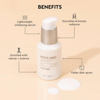 The Face Shop White Seed Brightening Face Serum with Niacinamide & Hyaluronic Acid |For Dark Spots, Dullness & Acne Scars | Suitable for Normal,Oily, Dry,Combination Skin|Sulphate & Paraben Free,30ml