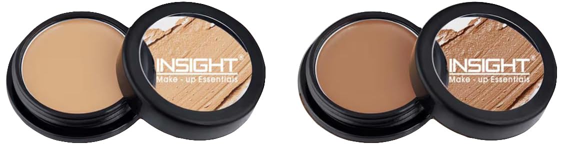 INSIGHT Professional Makeup Conceal, All Skin Type & Medium Natural Professional Makeup Conceal Cream, 2 count