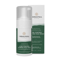 BE SOULFULL Acne Foaming Face Wash- Acne Control Face Wash with 1% Salicylic Acid, 1% Glycolic Acid- Daily Exfoliating Face Wash- Controls Oil, checks Open Pores & Removes Dead Skin Cells- 100ML