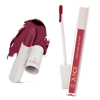 Juice Epic Pink - M08 Kiss Sensation Lipstick & Yummy Pink - M13 Color Luxe Liquid Lipstick with Goodness of Bio Retinol, & SPF 15 UV Protection