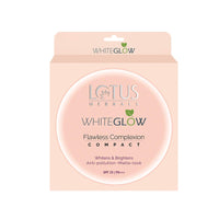Lotus Herbals Makeup Whiteglow Flawless Complexion Matte Compact For All Skin Types, 10 Gram (Pack Of 1)