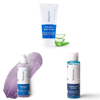 Be Bodywise Lactic Scrub, Niacinamide Wash, Salicylic Body Wash