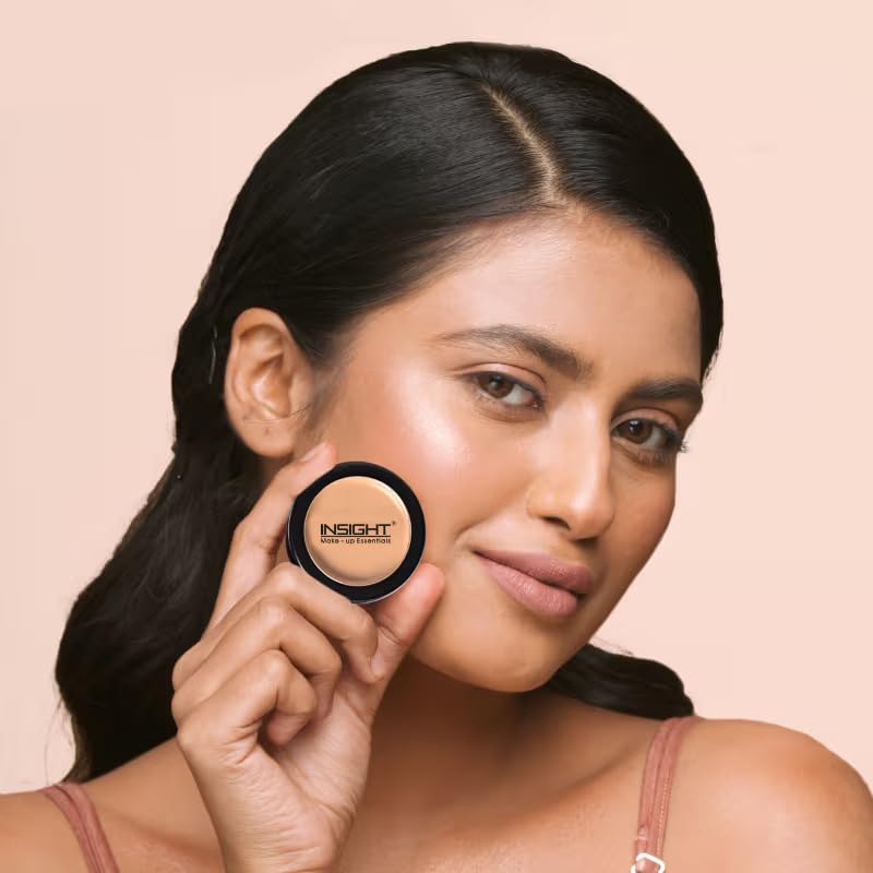 INSIGHT Makeup Natural Full Coverage Concealer Cream For Normal Skin |Hd Look |Waterproof |Minimize Fine Lines |Medium Coverage |Long Lasting |Youthful Look |Photo Ready (CR01-02), Pack Of 1