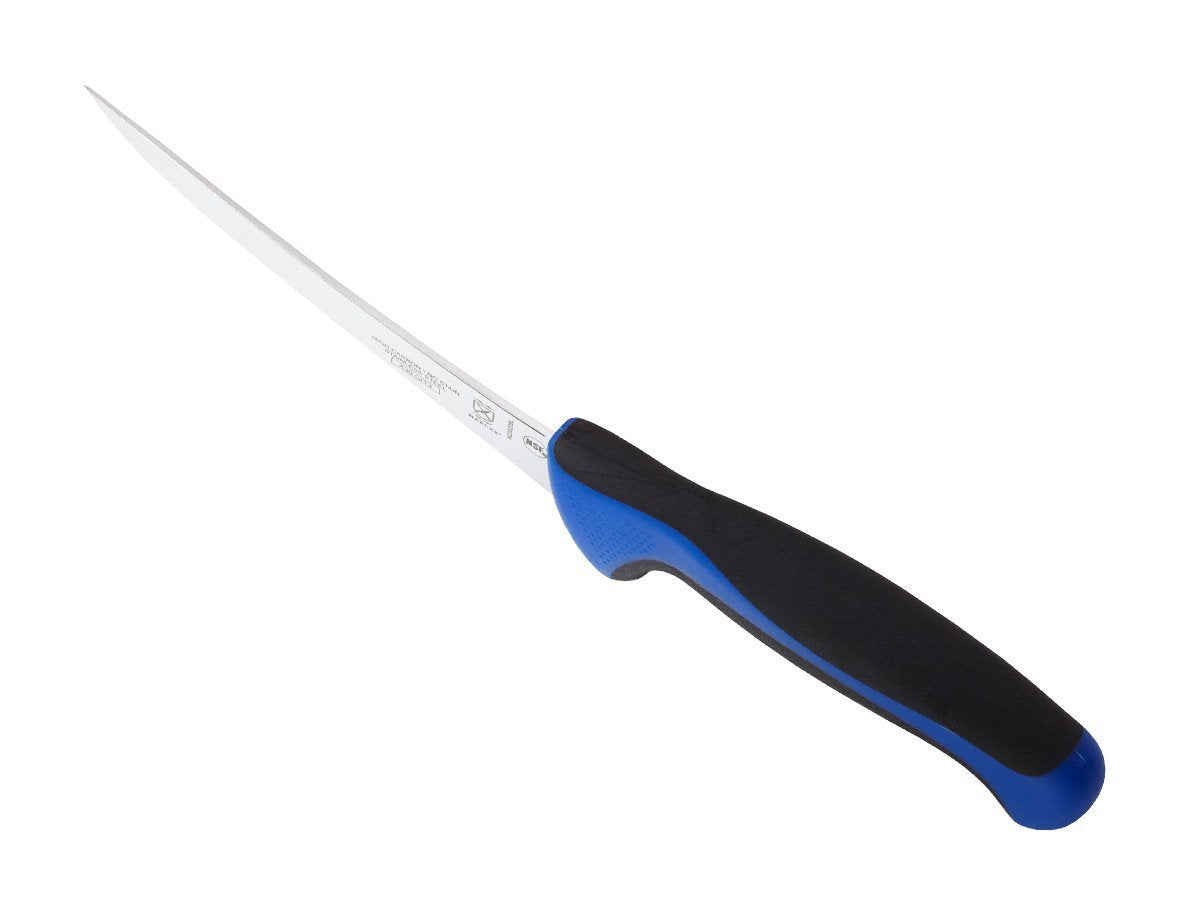 Mercer Culinary Millennia Colors 6-Inch Curved Boning Knife, Blue 6" Curved Boning Knife