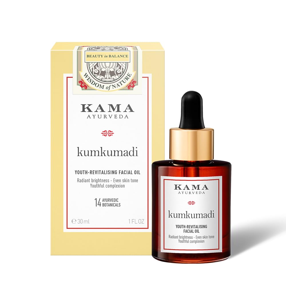 Kama Ayurveda Kumkumadi Youth-Revistalising Facial Oil | Rich in Vitamin A & C