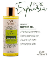 Pure Aatman Green Apple & Aloe vera Rejuvenating Body Wash For Women & Men,Deeply Nourishing Shower Gel, 200ml