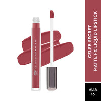 C2P Pro Liquid Lipstick Waterproof Matte Orange Lipsticks for Women | Long Lasting Smudge Proof | Infused with Argan Oil, Vitamin E | Cruelty Free, Vegan - Celeb Secret (Liquid Lipstick Alia, 2 ml)