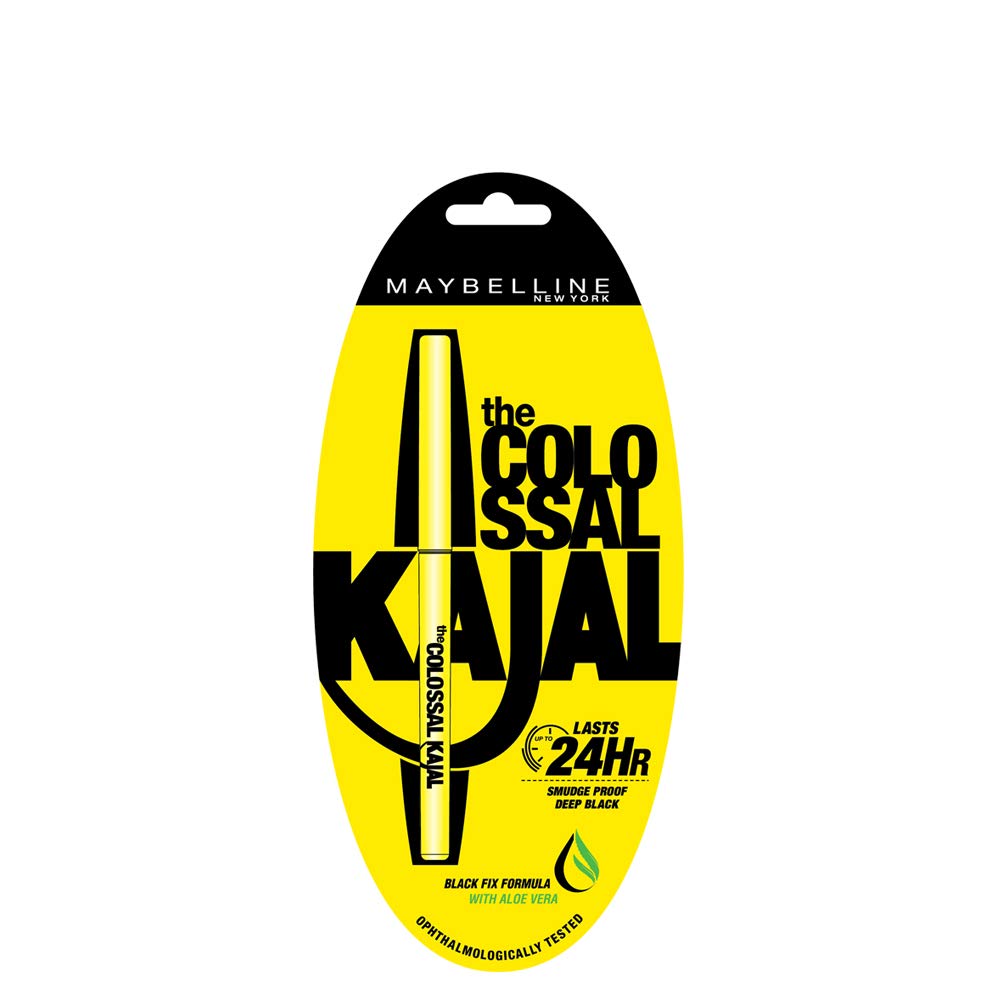 Maybelline New York Super Stay Matte Ink Liquid Lipstick, 80 Ruler, 5Ml And Maybelline New York Colossal Kajal, Black, 0.35G