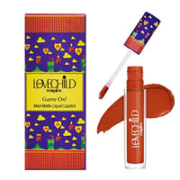 LoveChild Masaba Game On! - Bonus - Matte Liquid Lipstick, Smudge Proof, Cinnamon Red Velvet Smooth, Non-Sticky, Hydrating & Moisturising, Lipsticks For All Skin Tones, 5Ml