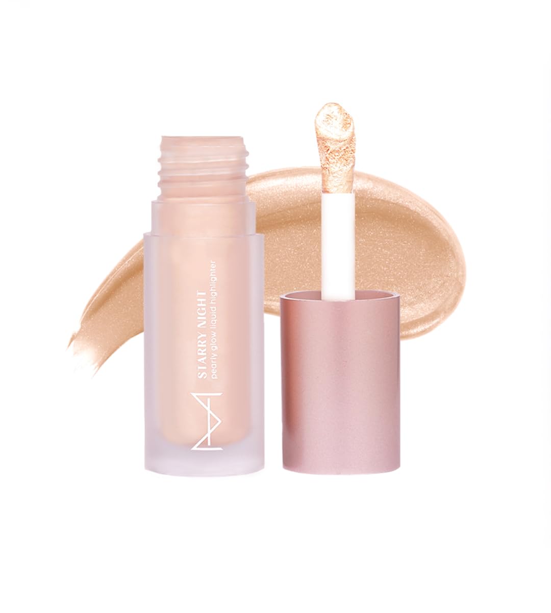 House Of Makeup Liquid Highlighter | High-glow, Smudge-proof Highlighter Makeup For All Skin Tones | Smudge-proof Makeup Highlighter | 6 ml (Moonlight, 6 ml)