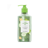 THE LOVE CO. Aloe Vera & Cucumber Extract Gel - 250ml | Refreshing Hydration & Soothing Formula | Natural Moisturizer for Face and Body | Suitable for All Skin Types
