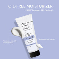 Deconstruct Glow & Hydrate Duo: Oil-Free Moisturizer (50g) & Vitamin C Serum (30ml) | Get Glowing and Moisturized Skin | Pack of 2