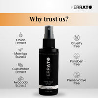 KERRATO HAIR FIBRES Unisex Water Resistant Locking Spray for All Hair Building Fibers (40ml) | Strong Hold All Day | Fiber Holding Spray(Pack of 1)