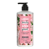 Love Beauty & Planet Natural Coconut Water & Mimosa Flower Hydrating Body Lotion 400 Ml & Natural Murumuru Butter & Rose Glow Body Lotion, 400 Ml