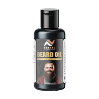 Beard Oil, Menthol Fresh with Growth Extract, 50 ml, Black (Pack Of 1)