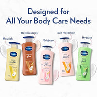 Vaseline Cocoa Glow Serum In Lotion, 400 ml | 100% Pure Cocoa & Shea Butter
