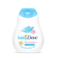 Baby Dove Rich Moisture Baby Lotion 200 ml, No Tears Baby Shampoo 200ml and Hair to Toe Baby Wash 200 ml, Hypoallergenic, No Sulphates, No Parabens