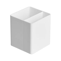 Basics Plastic Desk Organizer - Pen Cup, White
