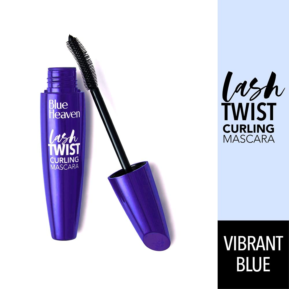 Blue Heaven Lash Twist Curling Mascara Waterproof Blue | Quick Dry | No Clumping | Long Lasting Mascara for Women | 12ml