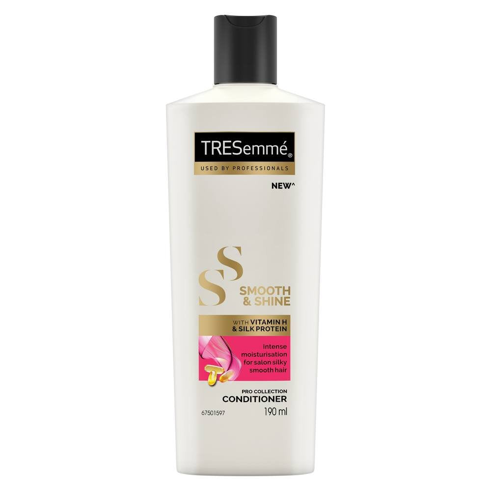 Pears Pure And Gentle Bathing Bar, 125g (Pack Of 8) & TRESemme Smooth and Shine Conditioner, 190ml