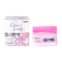 Glow and Lovely GlassBright Ultralight Gel Creme with Niacinamide, Hyaluronic serum|95% Clearer Glass Skin|Reduces Dark spots & Pigmentation|2X Radiance| Inspired by Korean beauty science |50g