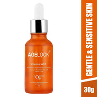 O3+ Agelock Brightening Booster Vitamin ACE Antioxidant Face Toner for Detanning, Fine Lines, Wrinkle Removal & Bright Skin, 30g