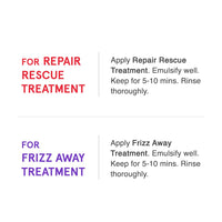 Schwarzkopf Professional Bc Keratin Smooth Perfect Treatment, Purple, 200 ml & Schwarzkopf Professional Bc Peptide Repair Rescue Treatment or Frizzy Hair, Red, 6.7 Fl Oz