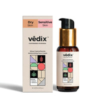 Vedix Sthavi HydroPlenish Moisturizing Face Cream For Dry/Sensitive Skin With Lotus, Aloe Vera and Usheera l Customized Ayurvedic Face Moisturizer - 40 ml