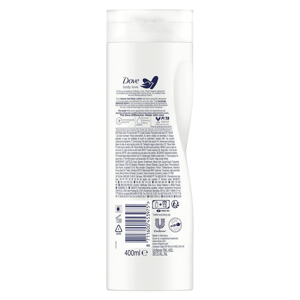 Dove Intensive Nourishement Lotion 400Ml