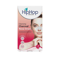 HipHop Skincare Charcoal Nose Strips for Women - Blackhead Remover (3 Strips) and Biotique Bio Papaya Revitalizing Tan Removal Scrub for All Skin Types, 75g