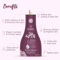 Nat Habit Hair Mask & Face Pack Combo 5 Oil Hibiscus Nutrimask & Chandan Nagakesar Lepa For Men & Women Hair Growth & Skin Glow, Suitable For All Skin & Hair Types (Combo Pack of 3)
