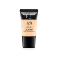 Maybelline New York The Blushed Nudes Palette Eyeshadow, 9G And Maybelline New York Fit Me Matte+Poreless Liquid Foundation Tube, 128 Warm Nude, 18Ml