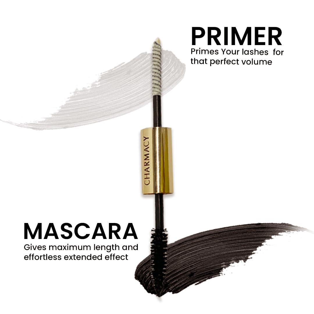 Charmacy Milano True or False Mascara 8G Intense (Black) - 8 g, Volumizing, Lengthening, Buildable Mascara, Clump Free, Vegan, Cruelty-Free, Non -Toxin…