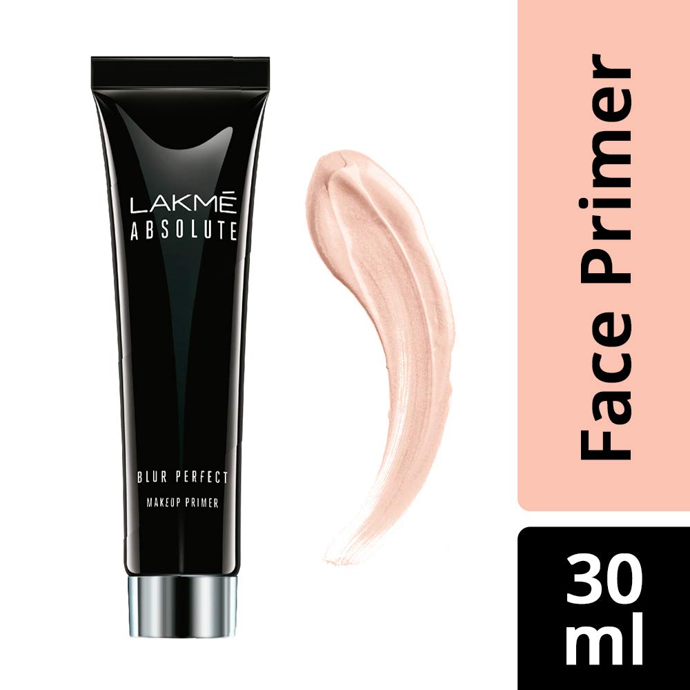 Lakmé Absolute Blur Perfect Makeup Primer, 30g And Lakmé Insta Eye Liner, Blue, 9 ml