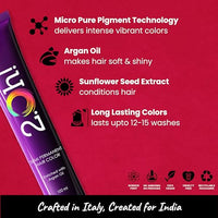 2.Oh! Italian- Red Hair Color For Women & Men | Ammonia-Free DIY Semi Permanent Hair Color | Enriched with Argan Oil | Lasts upto 12-15 Washes (Pack of 2)