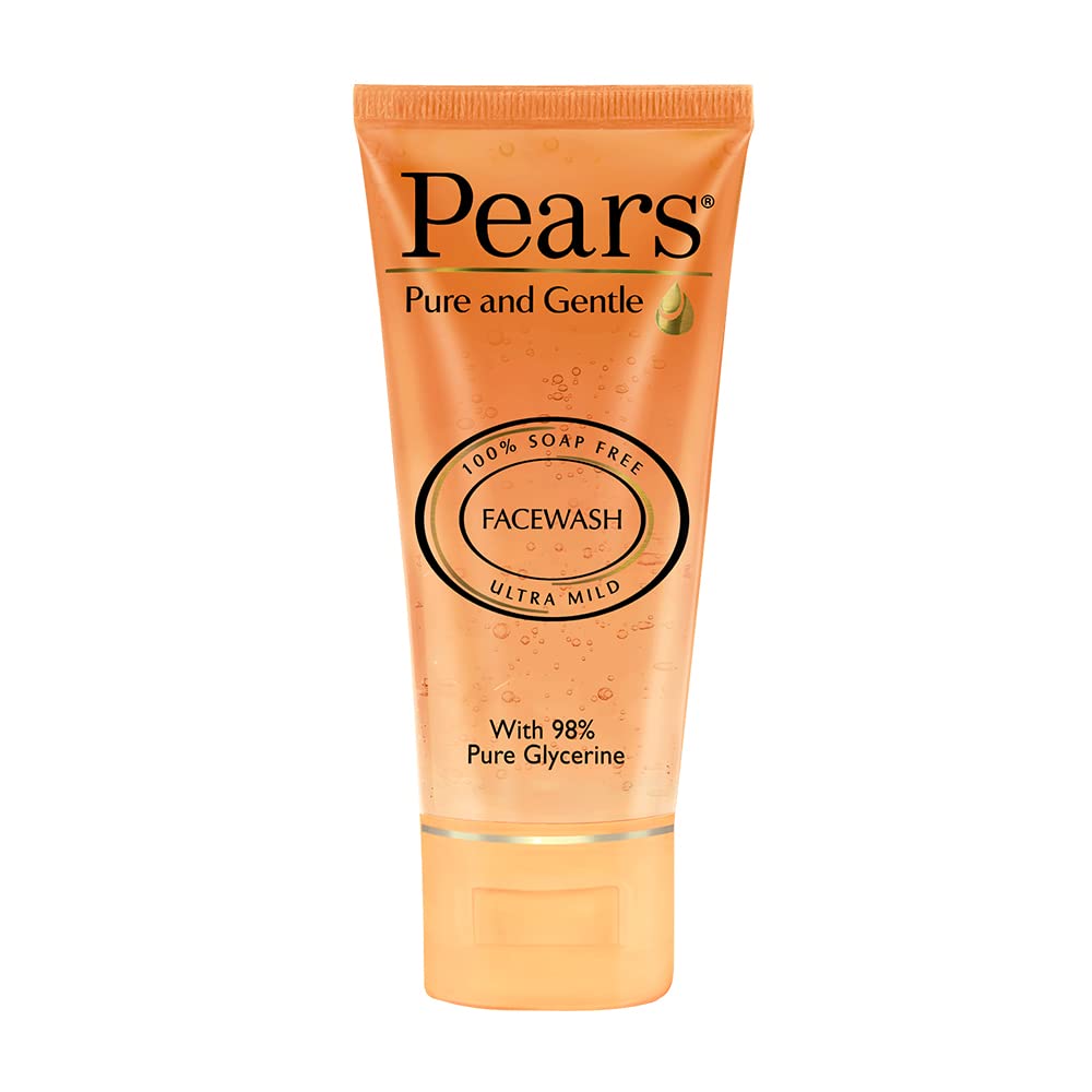 Pears Pure and Gentle Daily Cleansing Facewash, Mild Cleanser With Glycerine, Balances Ph, 100% Soa,Pears Fresh Renewal Gentle Ultra Mild Daily Cleansing Facewash, Ph Balanced, 100% Soap Free, With E