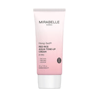 Mirabelle Korea Hong Ssal Red Rice Aqua Tone-Up Cream 50g | Hydrating & Brightening Face Moisturizer | Peptides & Rice Extract for Glowing Skin | Korean Skincare for Men & Women