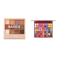 MARS 12 Shades Back to Basics Eyeshadow Palette with Free Applicator Shimmer (14.4 gm) (Shade-02) Eyes Can Kill Eyeshadow Palette Powder With 63 Bright Colors (63.0 Gm), Multi, Shimmery Finish