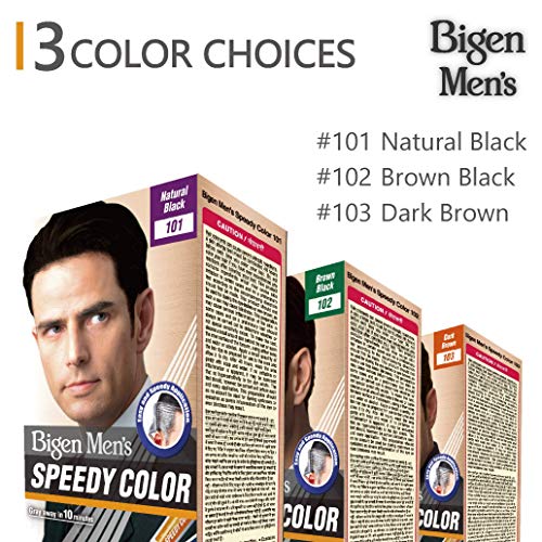 Bigen Men's  Speedy Color, Hair Color, 80g - Dark Brown 103 (Pack of 1)