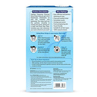 Hip Hop Skincare Charcoal Nose Strips for Men - Blackhead Remover (3 Strips), blue (Pack of 2)