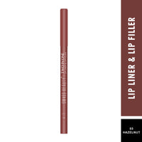 Swiss Beauty 2-In-1 Creamy Matte Lip Liner + Lip Filler | Smudgeproof and waterproof | Shade- Hazelnut, 1.6g