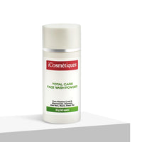 iCosmetiques Face Wash Powder |Pure Vitamin C, E, Niacinamide, Neem, Aloe Vera, Green Tea |Gentle Exfoliating, Deep Cleanse, Brighten & Nourish all Skin Type |Unisex Total Care Formula |30g (60 wash)