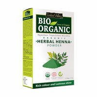 INDUS VALLEY Bio Organic Natural and Pure Indigo Powder | Indigofera tinctoria, Herbal Henna Powder with Hibiscus Powder for Hair Care - (100g*3= 300g)