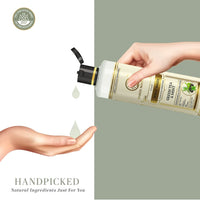 KHADI NATURAL Green Tea and Mint Herbal Body Wash, SLS and Paraben Free, 210 ml