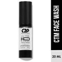 C2P Pro MAKE UP Ultra HD 3-in-1 Cleanser, Toner & Moisturizer Face Wash cum Cleanser Removes Dirt and Impurities, Instant Brightening for All Skin Types (Transparent 20 ml)