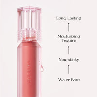 Peripera Water Bare Tint (003 EMOTIONAL PINK) - Lip Tint, Lip Stain, Glowy Tint