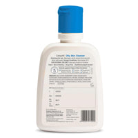 Cetaphil Oily Skin Cleanser, Daily Face Wash for Oily, Acne prone Skin, Gentle Foaming, 125ml & Cetaphil Moisturising Cream for Face & Body, Dry to very dry skin, 80 gm