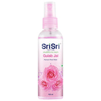 Sri Sri TATTVA shuddhta ka naam Gulab Jal Spray, 100ml (Pack of 6) - Pure Rose Water Mist for Hydrated, Glowing Skin - Premium Toner & Cleanser for Soft, Smooth Skin