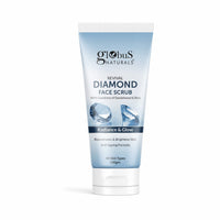 Globus Naturals Revival Diamond Face Scrub, For Deep Pore Cleansing & Skin Lightening, Natural & Ayurvedic Formula, Chemical Free, Cruelty Free, Suitable For All Skin Types, 100 gm